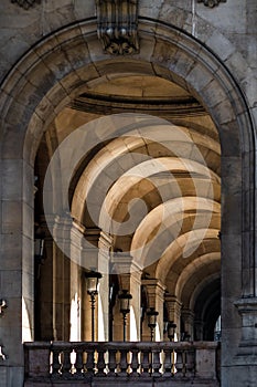 Arch tunnel in Paris