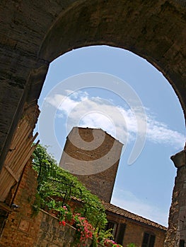 Arch view, San Gimignano - Tuscany