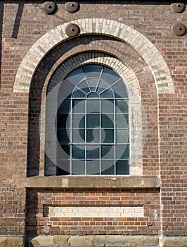 Arch Window at Disused Railway Workshops Sydney