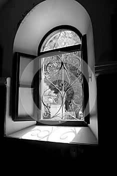 Arch Window in Shadows