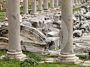 archaelogical site in Alanya