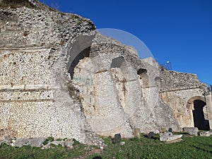 Archaelogical site in Palestrina Italy