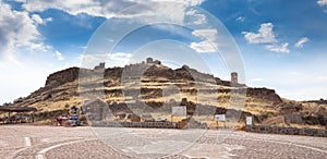 Archaelogical Site of Sillustani, near Puno, in Peru