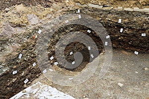 Archaeological excavation photo