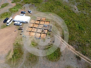 Archaeological excavations.