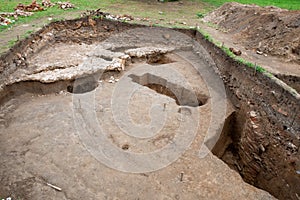 Archaeological excavations.