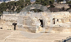 Archaeological excavations of the crusader fortress located on the site of the tomb of the prophet Samuel on Mount Joy near