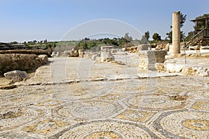 Archaeological excavations, national park Zippori, Galilee, Israel