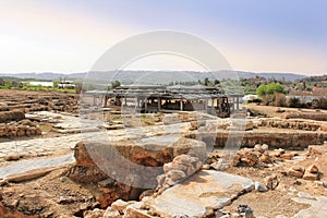 Archaeological excavations, national park Zippori, Galilee, Israel photo