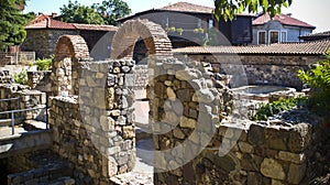 Archaeological historical old ruins find in Sozopol, Bulgaria