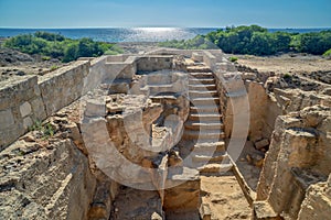 Archaeological museum in Paphos on Cyprus