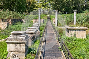 Archaeological Park of Dion. Greece