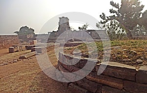 The archaeological remains of the Buddhist Monuments at Sanchi, Bhopal, Madhya Pradesh, India