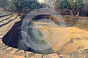 The archaeological remains of the Buddhist Monuments at Sanchi, Bhopal, Madhya Pradesh, India