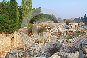 Archaeological Ruins in Ephesus Turkey