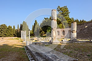 The archaeological site of the Asklepion, Kos, Greece
