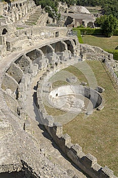 Archaeological site in Baia near Naples