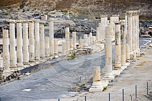 Archaeological site, Beit Shean, Israel