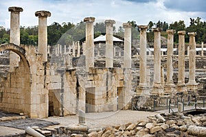 Archaeological site, Beit Shean, Israel