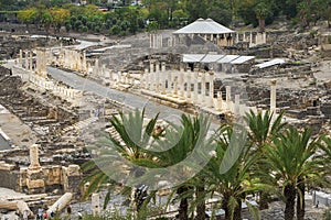 Archaeological site, Beit Shean, Israel