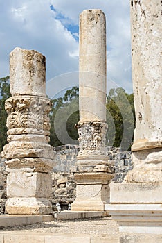 Archaeological site, Beit Shean, Israel