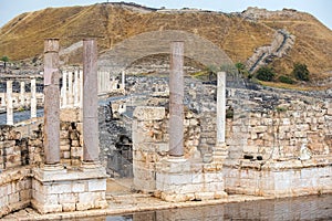 Archaeological site, Beit Shean, Israel