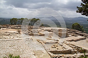 Archaeological site at Crete, Greece
