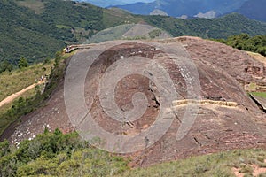 Archaeological site El Fuerte de Samaipata, Bolivia photo