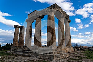 Archaeological site in Greece