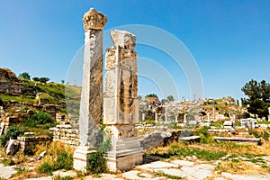 Archaeological site of Helenistic city of Aphrodisias in western Anatolia, Turkey. photo