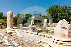 Archaeological site of Helenistic city of Aphrodisias in western Anatolia, Turkey. photo