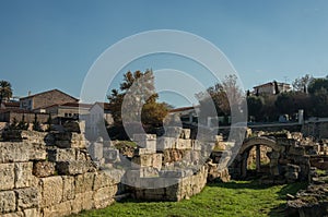 The Archaeological Site of Kerameikos in Athens