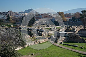 The Archaeological Site of Kerameikos in Athens