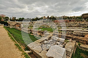 The Archaeological Site of Kerameikos in Athens, Greece