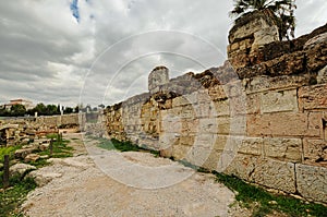 The Archaeological Site of Kerameikos in Athens, Greece