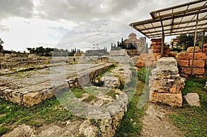 The Archaeological Site of Kerameikos in Athens, Greece