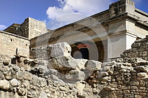 The archaeological site of Knossos, the city ruled by Minos, capital of the advanced Minoan civilization photo