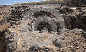 Archaeological site La Guancha in Galdar Municipality of Gran Canaria photo