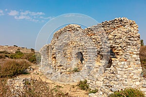 The archaeological site of Miletus an ancient Greek city on the western coast of Anatolia. photo