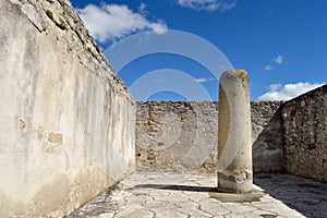 Archaeological site of Mitla in the state of Oaxaca, Mexico