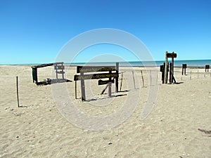 Archaeological site between the municipalities of Pehuen-Co and Monte Hermoso