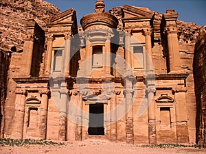 Archaeological site of Petra, one of the wonders of the modern world