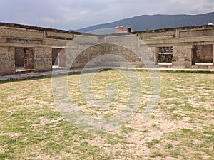 archaeological site, ruins of Mitla in Oaxaca, Mexico