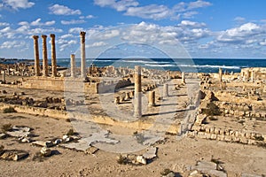 Archaeological Site of Sabratha, Libya photo