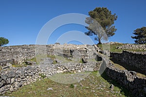 Archaeological site of San CibrÃ¡n de LÃ¡s. Fortified settlement of pre-Roman origin. Ourense, Galicia.