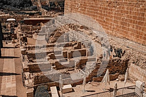 Archaeological Site on Temple Mount in Jerusalem