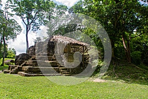 Archaeological Site: Uaxactun, ancient sacred Maya place and astronomical observatory