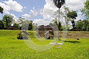 Archaeological Site: Uaxactun, ancient sacred Maya place and astronomical observatory