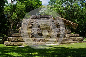 Archaeological Site: Uaxactun, ancient sacred Maya place and astronomical observatory