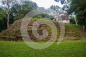 Archaeological Site: Uaxactun, ancient sacred Maya place and astronomical observatory